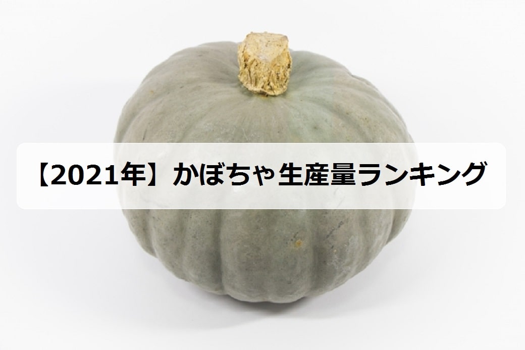 2021年】かぼちゃの生産量ランキング！日本で有名な産地は？ | お米の知恵袋