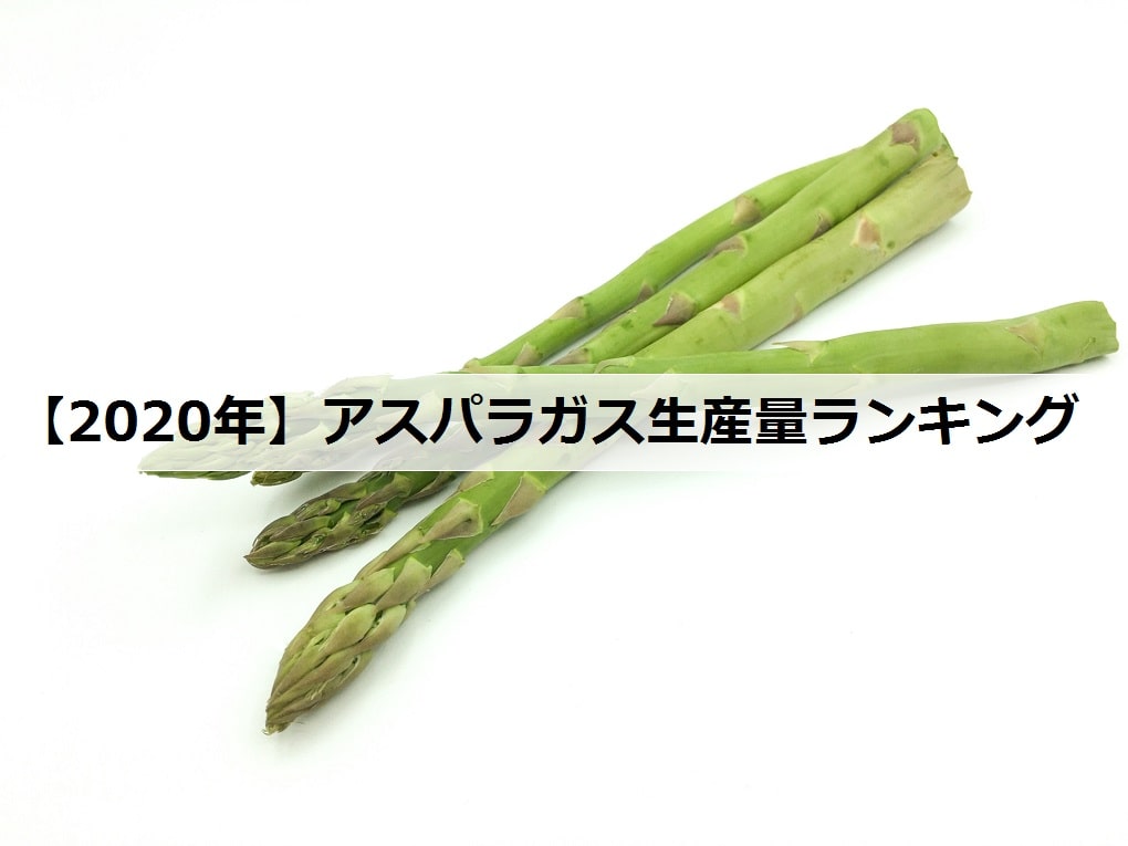 年 アスパラガス生産量ランキング 日本で有名な産地は お米の知恵袋