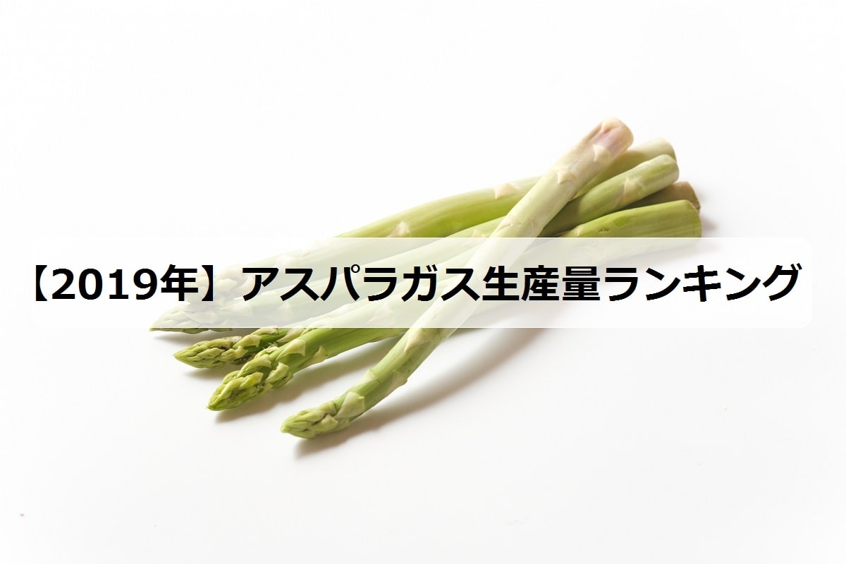 19年 アスパラガス生産量ランキング 日本で有名な産地は お米の知恵袋